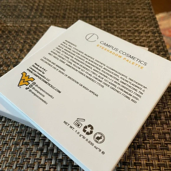 West Virginia University WVU Campus Cosmetics - Game Day Makeup - Picture 2 of 4